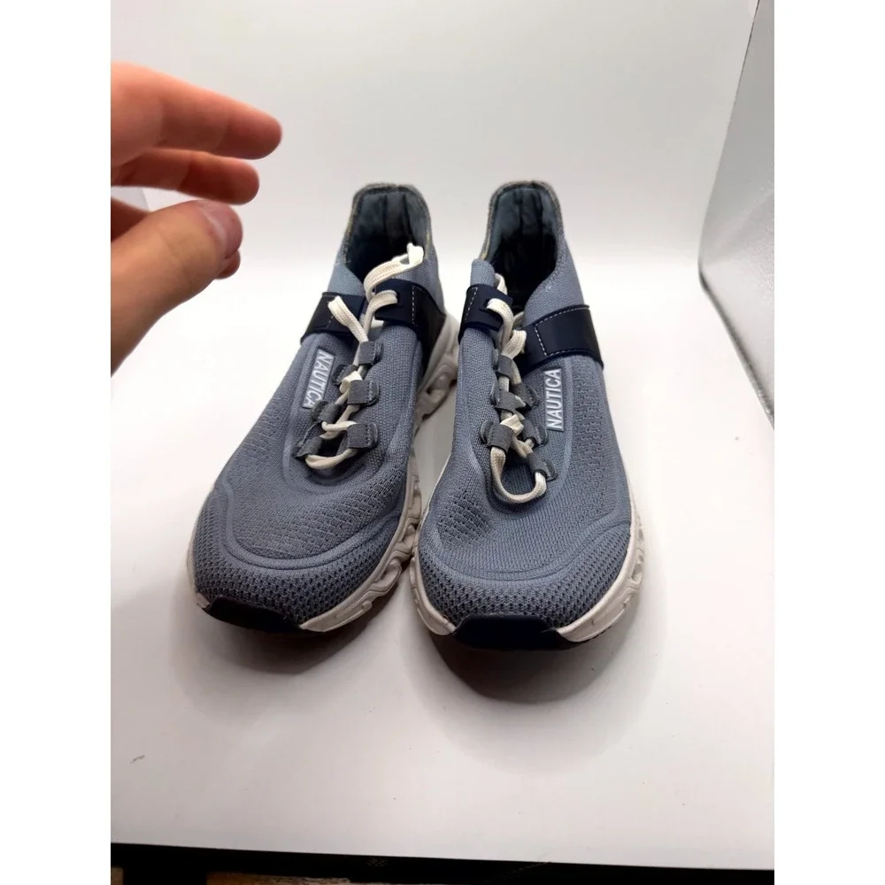 Nautica Kicia Womens 6.5 Sneaker Blue Low Top Lace Up Running Athletic Shoes‎